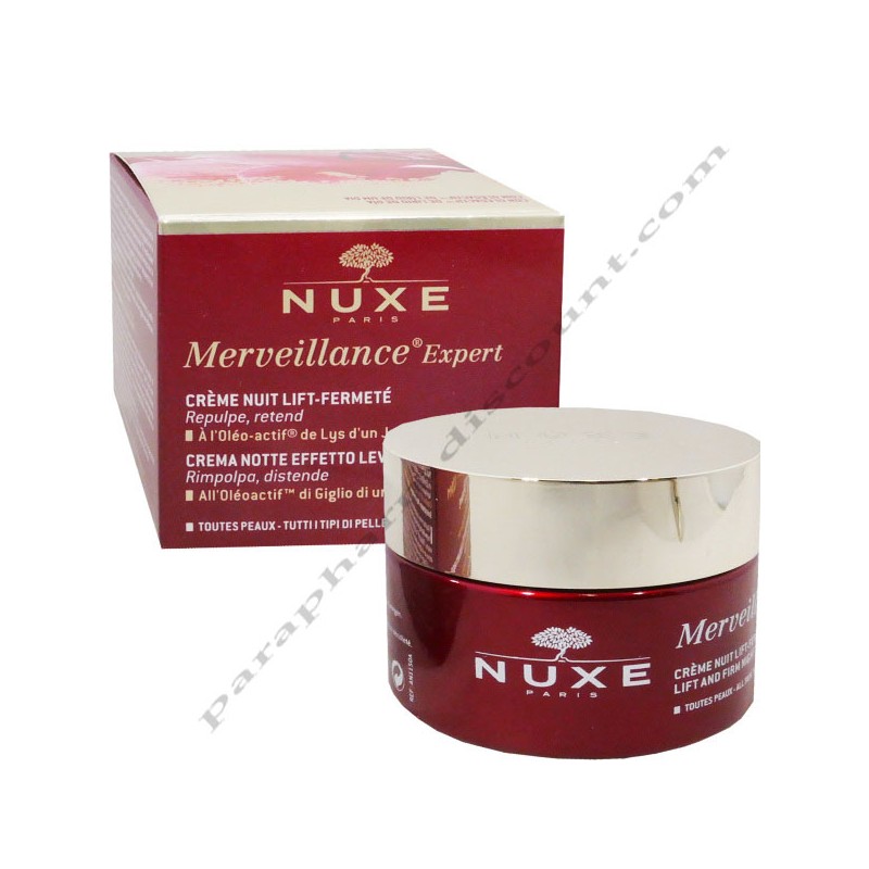 Crème Nuit Merveillance Expert 50ml - Nuxe