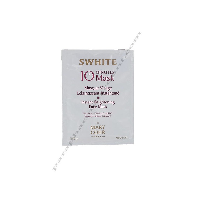Swhite - Masque Eclaircissant Instantané 1X40ml - Mary Cohr